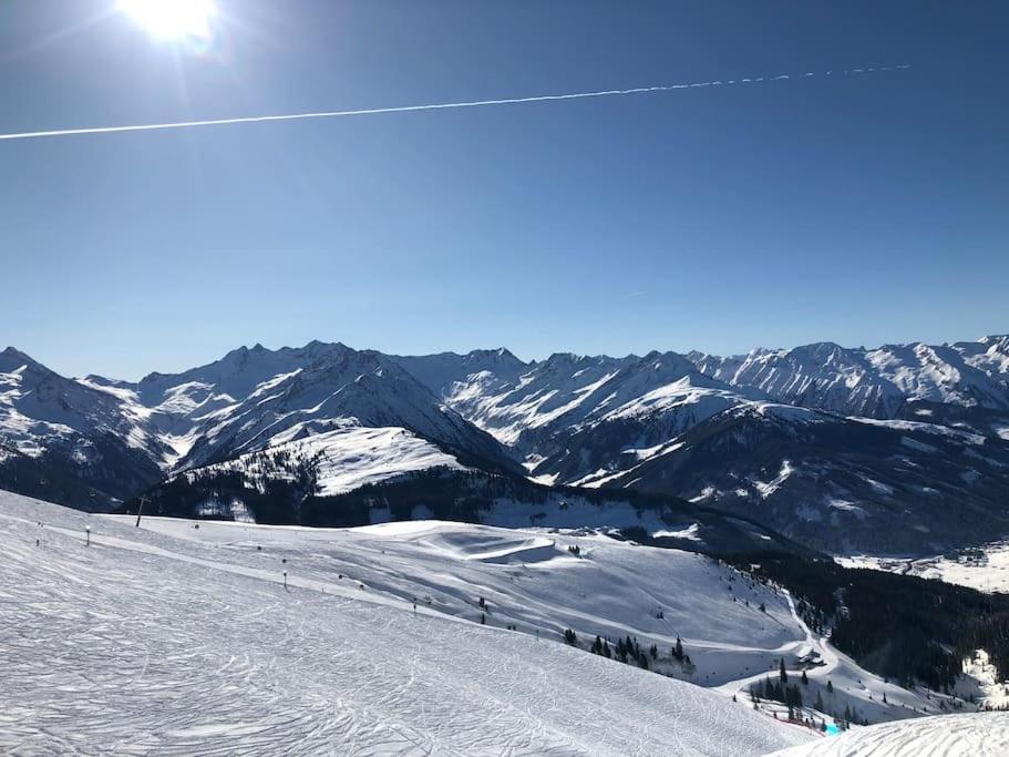 Ferienhaus Zillertal Panorama Blick Balkon Sauna Zellberg ภายนอก รูปภาพ